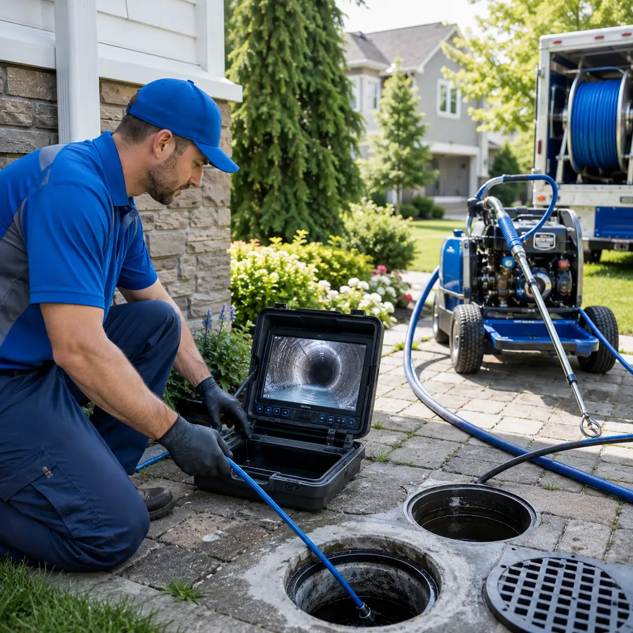 Outdoor drain cleaning professionals serving Gray, KY