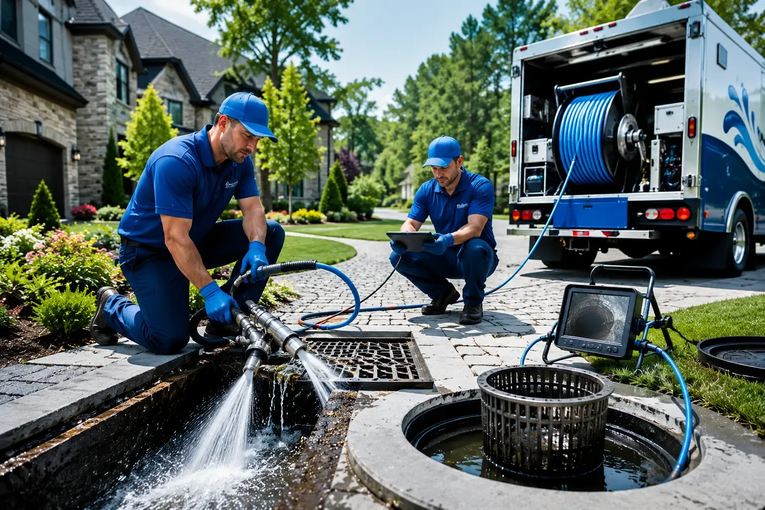 Local outdoor drain cleaning professionals in Gray, KY